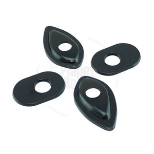 Turn Signal Adapter Plate Stalk For Honda CBR Light 600 RR Flasher Black V2 - Picture 1 of 3