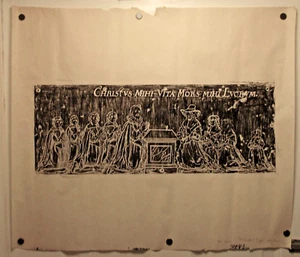 All Saints Maidstone England 1967 Church Rubbing - Picture 1 of 6