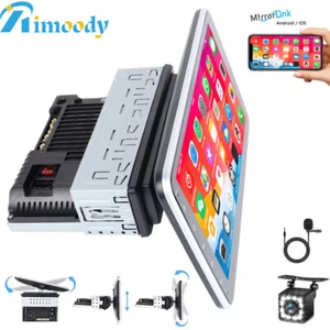 10 Zoll 1 DIN Android 13 Autoradio GPS Navi BT WiFi drehbarer Bildschirm +Kamera - Bild 1 von 22