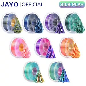 JAYO SILK PLA+ Dual-Color Tri-Color Filament Shiny 1,1KG 1,75mm 3D Drucker FDM - Bild 1 von 33