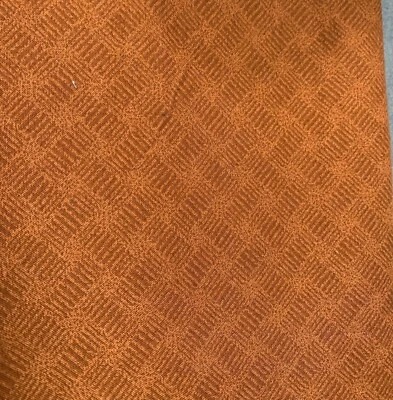 Tecido texturizado laranja queimado algodão 1/2 jarda material de costura para artesanato - Imagem 1 de 3