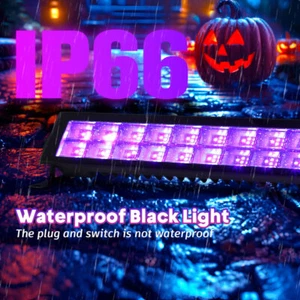 48W UV Light Bar Black Light Fixtures Ultraviolet Lamp Christmas DJ Party Club - Picture 1 of 16