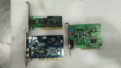 lotto 3 schede pci    1 hercules fire wire / 1 creative ct 4810 /  1 lan intel - Immagine 1 di 4