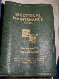 GE ALCO Electrical Maintenance Manual 244 Engines - Picture 1 of 3