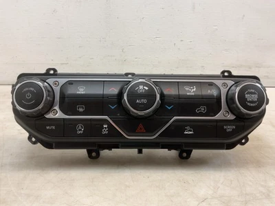Jeep JT Gladiator P7BU55DX9AB Climate Temperature Control Panel 2023 060923 - Image 1 of 4