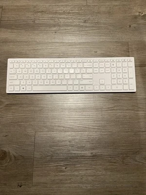 HP Wireless Keyboard Only No USB Receiver 5524A TPCC002K White Turns On - Image 1 of 4
