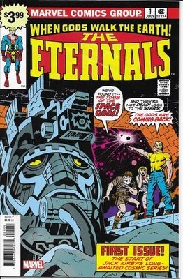 Eternals #1-E 2020 Marvel Facsimile Edition reprint Ikarus Sersi Jack Kirby VF+ - Image 1 of 2