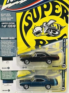 Johnny Lightning “1970 Dodge Coronet Super Bee” 1/64 DieCast Car (Lot Of 2) NEW - Picture 1 of 21