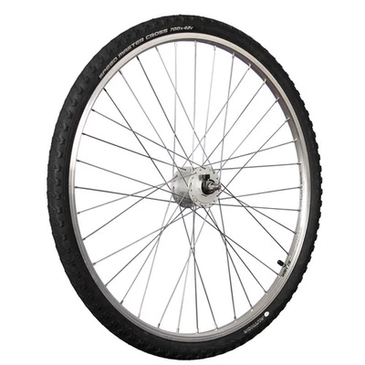 Laufrad 28 Zoll Vorderrad bereift Hohlkammer Shimano Nabendynamo + Fahrradreifen - Bild 1 von 3