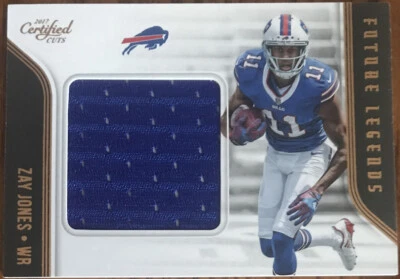 2017 Certified Cuts Future Legends Memorabilia Zay Jones #2 Buffalo Bills - Image 1 of 2