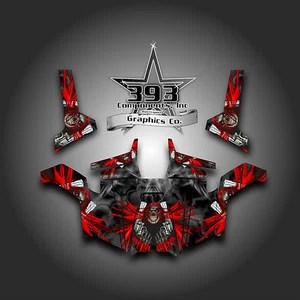 Polaris RZR 800 UTV Graphics Decal Wrap 2011 - 2014 UNLEASHED Red - Picture 1 of 1