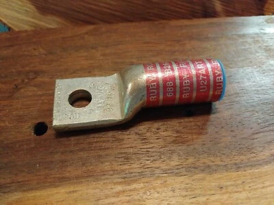 (1) Blackburn T&B ATL30-38 Aluminum 1-hole Lug Compression Conn 3/0 Str 3/8"... - Image 1 of 4