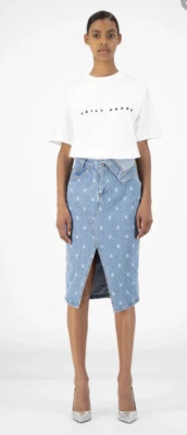 daily paper skirt rock denim jeans sterne gr.xs  - Bild 1 von 4