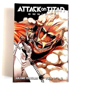 Attack on Titan Omnibus 1 (Vol. 1-3) - Paperback By Isayama, Hajime - GOOD - Picture 1 of 5