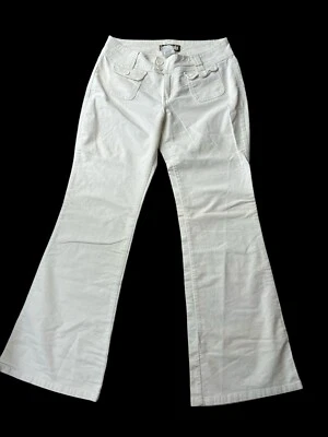 Jordache Y2K  Bootcut Jeans Women’s  13/14Light Beige  corduroy  stretchy pants - Image 1 of 4