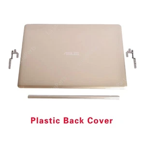 Gold LCD Backcover + Scharniere + Scharnier Cover für Asus VivoBook S510 X510U UA USA - Bild 1 von 5