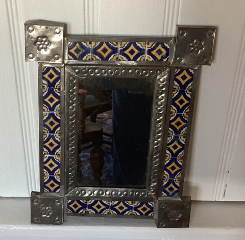 Mexican Talavera Mirror Cover