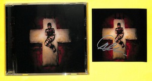 Demi Lovato signed art card & Holy Fvck CD