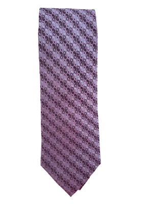 Corbata Irvine Park Para Hombre Estilo Clásico Multicolor Azul Lavanda Seda Hecha a Mano Foto 1 de 4