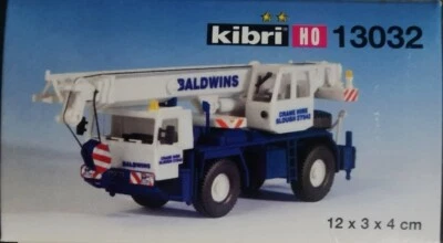 KIBRI 13032 Kit Camion gru 2 assi BALDWINS Liebher LTM 1025 scala H0 - Immagine 1 di 4