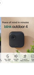 All-New Blink Outdoor 4 (4th Gen) Wire-Free Smart Security Camera HD 2-Way Audio - Picture 1 of 2