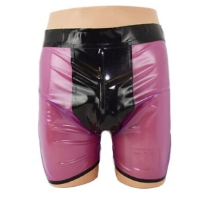 Latex Shorts transparent, hand made and top quality Size:S(2350) - Bild 1 von 4