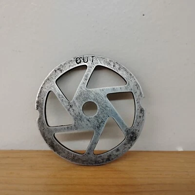 REPLACEMENT CUTTING DISC FOR RIVAL 303 MEAT GRINDER  Grind-o-mat Chopping Cutter - Image 1 of 2