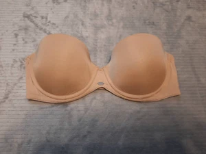 Calvin Klein Naked Glamour Strapless Push Up Bra F3493 Size 32B Nude - Picture 1 of 4