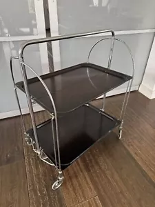 Dinett Bremshey Servierwagen 70er Jahre - Seltene Farbe Top Zustand - Bild 1 von 8