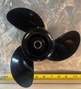 OEM Tohatsu 3BAB645210 Aluminum Boat Propeller Prop 9.25" X 10 Pitch - Picture 1 of 2