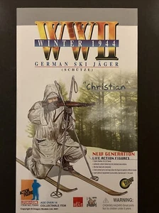 Dragon Models 1/6 WWII Winter 1944 German Ski Jager - Christian Action Figure - Bild 1 von 7