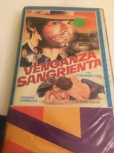 VENGANZA SANGRIENTA VHS TERENCE HILL RARE MEXCINEMA WESTERN - Picture 1 of 2