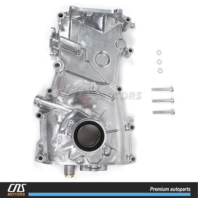 Engine Timing Cover w/ Oil Pump for 1993-2001 Nissan Altima 2.4L DOHC KA24DE Foto 1 de 4