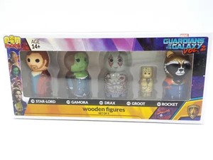 Marvel Pin Mate Wooden Figure Set, Guardians Of The Galaxy Vol 2 - Picture 1 of 9
