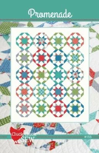 Quilt Pattern PROMENADE Moda CLUCK CLUCK SEW Fat Quarter Friendly 3 SIZES - Picture 1 of 6