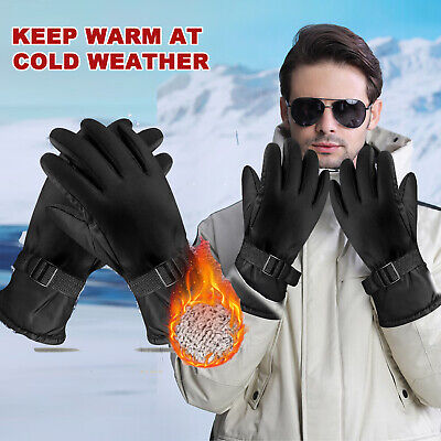 Men Women Winter Thermal Warm Gloves Waterproof Ski Snowboarding Driving Mittens • 7.59$