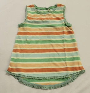 Matilda Jane Girl's Marble Falls Striped Tank With Lace Details EJ2 Multi Size 4 - Picture 1 of 4