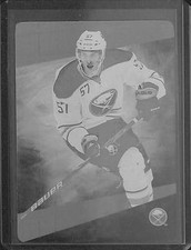 2011-12 Panini Prime Magenta Printing Plate #10 Tyler Myers No 1 of 1
