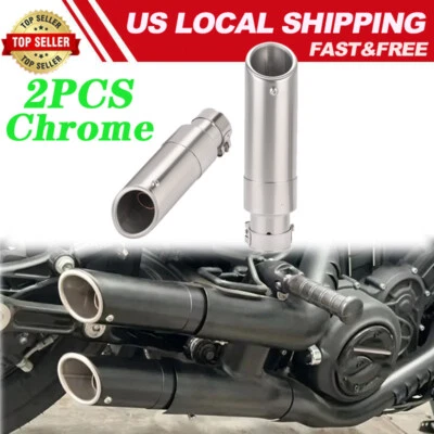 1Pair Exhaust Muffler Tail Pipes for Indian Scout Sixty Rogue Bobber 2015-2025 Foto 1 de 4