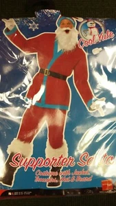 Mens Football Santa Costume Fancy Dress Large - Picture 1 of 1