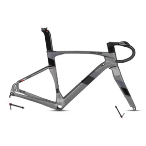 Carbon Fiber XC Road Gravel Bike Frameset Disc Brake 700C Cross Country Frame - Picture 1 of 32