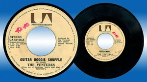 Philippines THE VENTURES Guitar Boogie Shuffle / Sleep Walk 45 rpm Vinyl Record - Picture 1 of 1