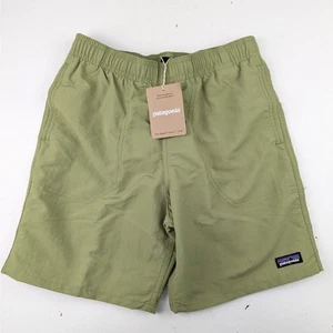Patagonia Kids 7" Baggies Shorts - Buckhorn Green - Size Small - Picture 1 of 6