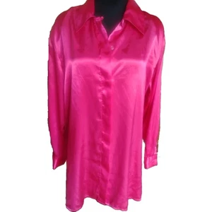 Blusa Worthington para mujer talla 16W rosa satinado -de colección - Imagen 1 de 7