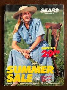 1991 Sears Summer Sale Catalogue Canada - Very Rare - Foto 1 di 12