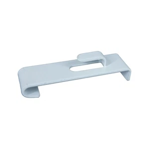 SSWBasics White Notch Hook for Wire Grid - Gridwall Hooks - White Flush Mount - Picture 1 of 2