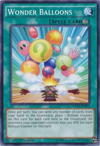 Wonder Balloons - NECH-EN055 - Common - 1st Edition - Lightly Played - Image 1 of 1