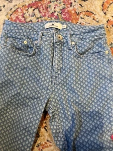 vineyard vines high rise skinny jeans Candiani denim waist 27” size 4 - Picture 1 of 13