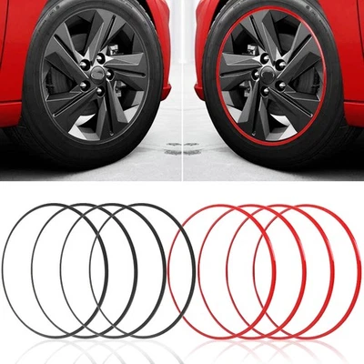 Protector de borde de llanta de coche de 18" 19" 20" anillo de rueda protector de neumáticos decoración para Hyundai Foto 1 de 4