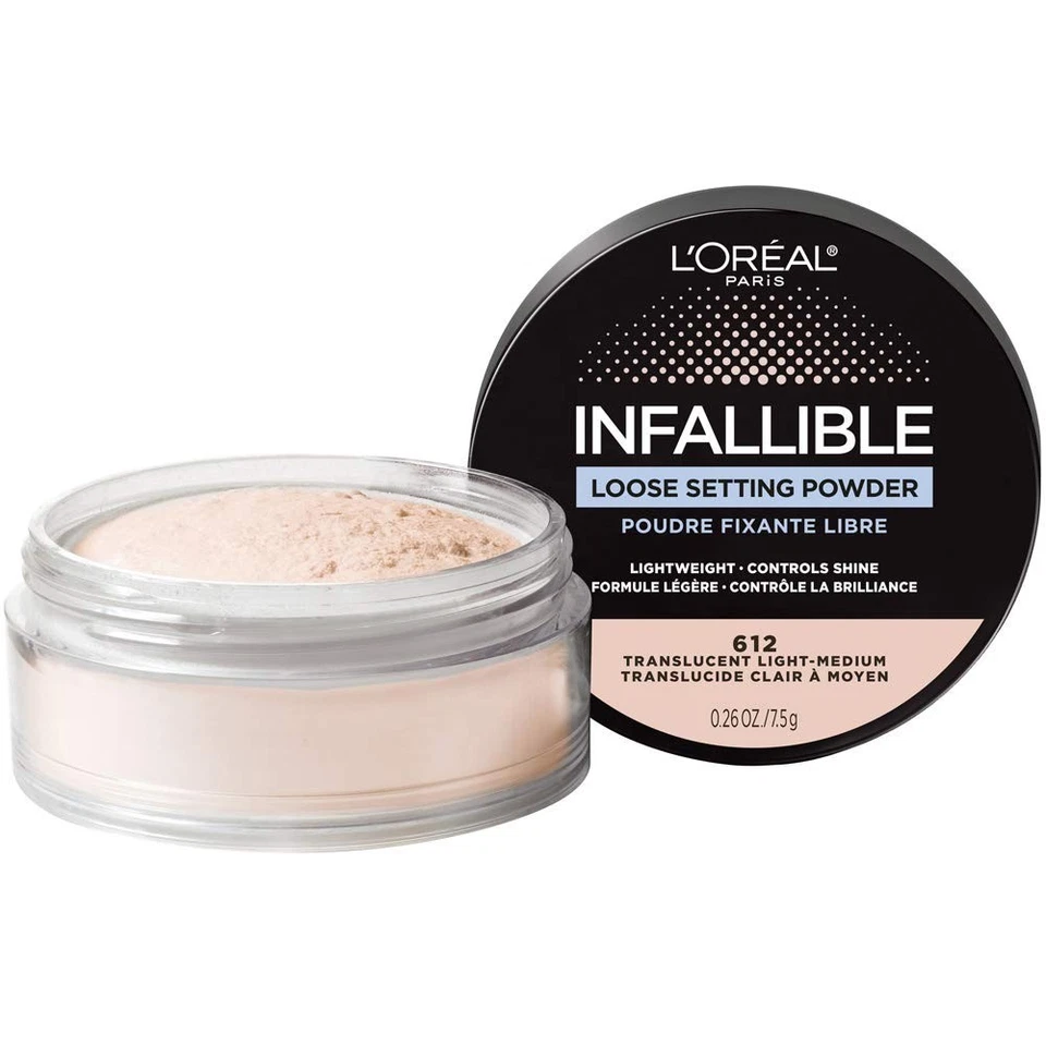 L'Oreal Infallible Loose Setting Powder -612 Light-Medium and  614 Medium-Deep - Image 1 of 1